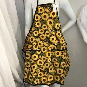 Adult Apron with Sunflowers